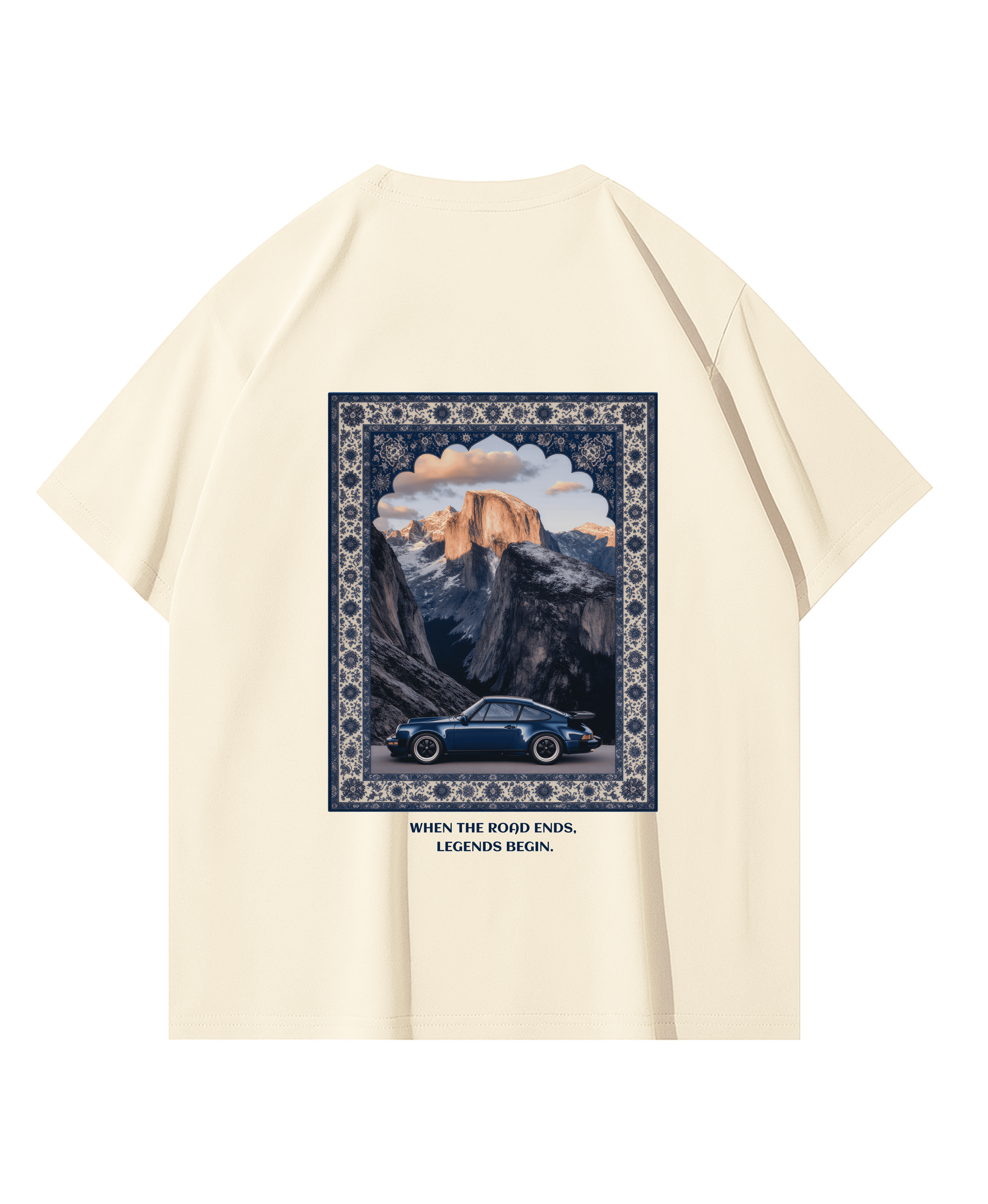 Porsche 911 Bej Tişört