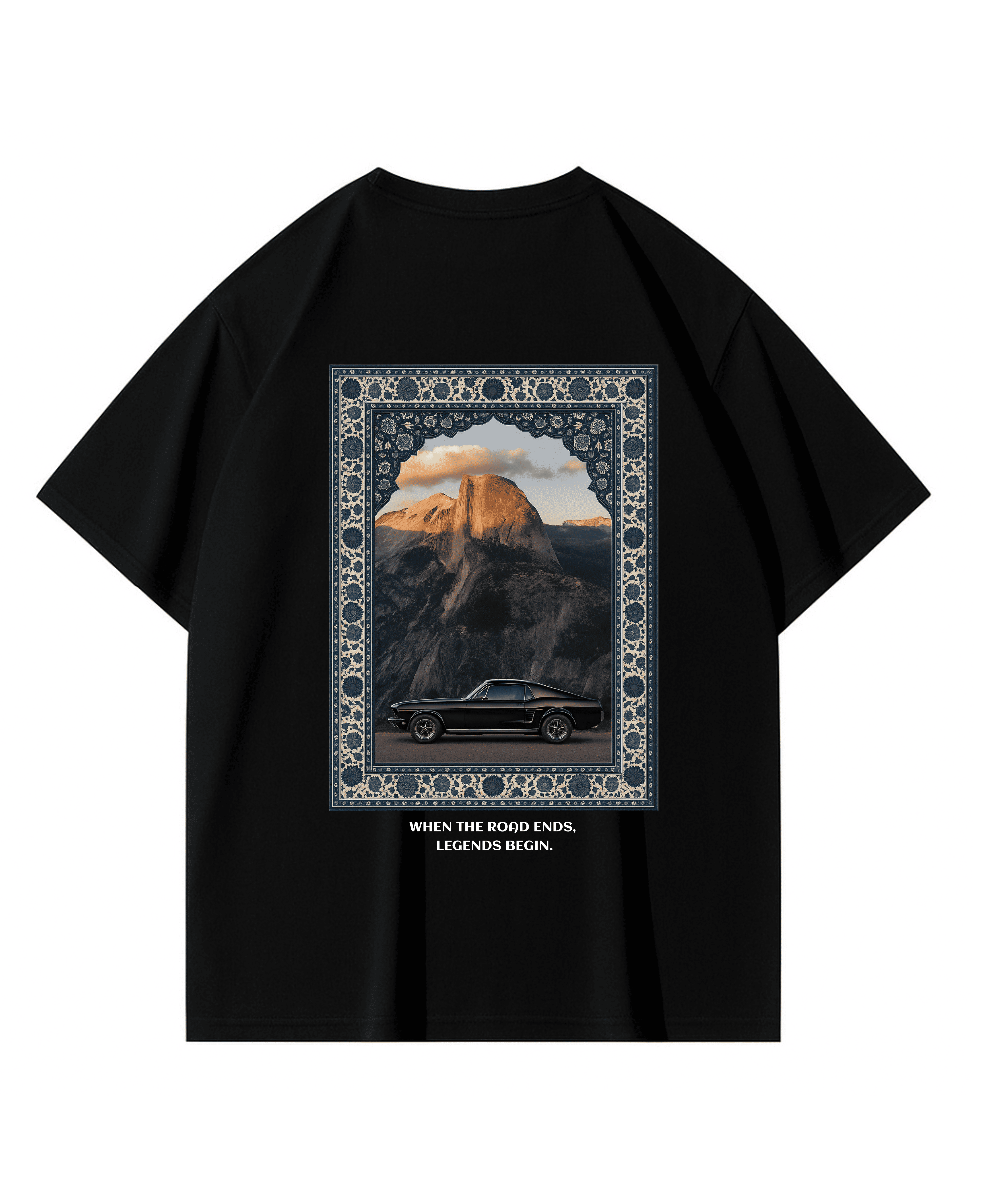 Mustang Legendary Siyah Tişört